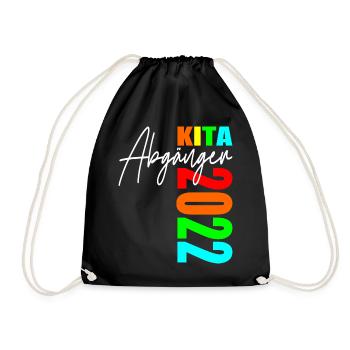 Kita Abgänger 2022 - Turnbeutel - Schwarz - Vorne