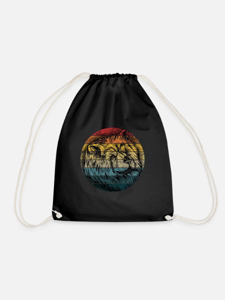 Dog Chow Chow Breeder Chow-Chow Vintage Gift - Drawstring Bag - black