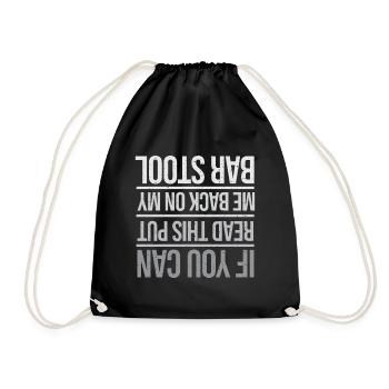Irish Ireland Shamrock Green Irish Party Shamrock - Drawstring Bag - black - Front