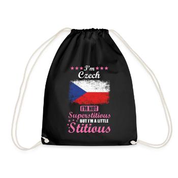 Tchèque Mme Superstitious Stitious - Sac de sport léger - noir - Devant
