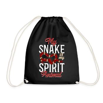 Serpent Serpent Mon Serpent Est Mon Serpent - Sac de sport léger - noir - Devant