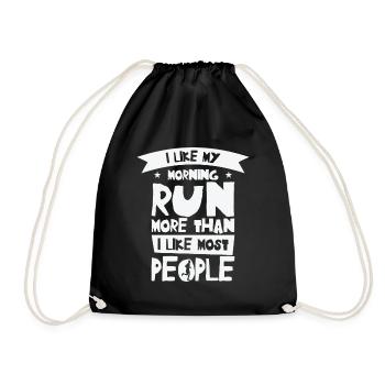 Jogger Runner Marathon Jogging Ski de fond - Sac de sport léger - noir - Devant
