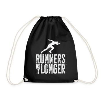 Jogger Runner Marathon Jogging Ski de fond - Sac de sport léger - noir - Devant