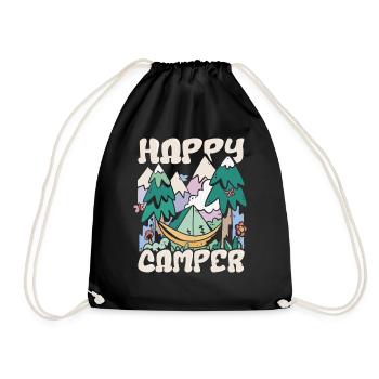 Faire des souvenirs Un camping à la fois Camping - Sac de sport léger - noir - Devant
