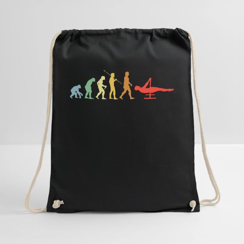 Calisthenics Evolution Retro Frontleaver Gift Drawstring Bag