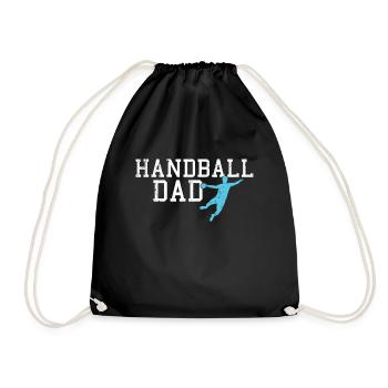 papa handball - Sac de sport léger - noir - Devant