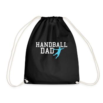 papa handball - Sac de sport léger - noir - Devant