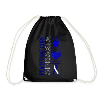 Peace Love Cure Aproxia T Shirt - Sac de sport léger - noir - Devant