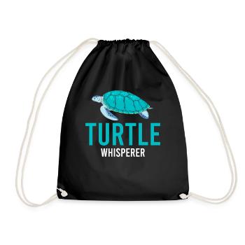 Turtle Whisperer - Ocean Sea Animal Turtle - Turnbeutel - Schwarz - Vorne