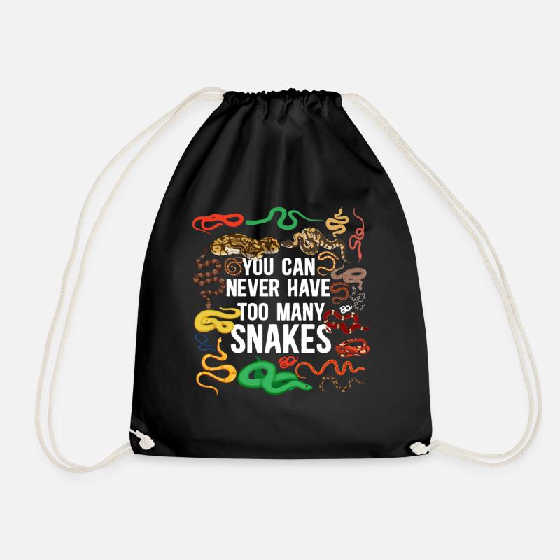 Snake Serpent You Can Never Have - Turnbeutel - Schwarz