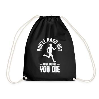Jogger Runner Marathon Jogging Ski de fond - Sac de sport léger - noir - Devant
