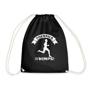 Jogger Runner Marathon Jogging Ski de fond - Sac de sport léger - noir - Devant