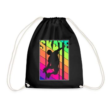 Skateboard - Skate - Sac de sport léger - noir - Devant