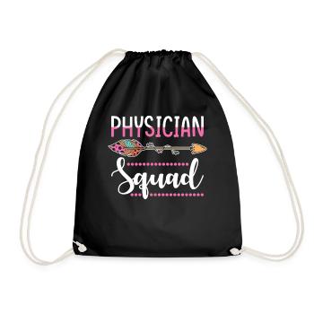 Doctor Team Women Group - Drawstring Bag - black - Front