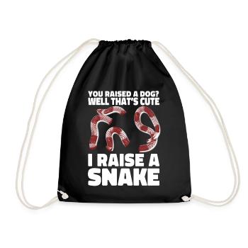 Snake Serpent You Got A Dog? Well - Turnbeutel - Schwarz - Vorne