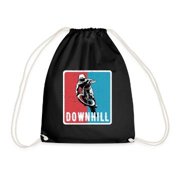 Vtt de descente VTT RetroVintage - Sac de sport léger - noir - Devant