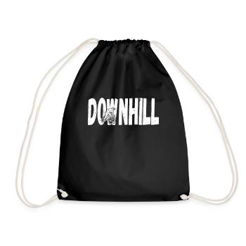 Descente VTT Nature Montagnes Retro Wave Vintage - Sac de sport léger - noir - Devant