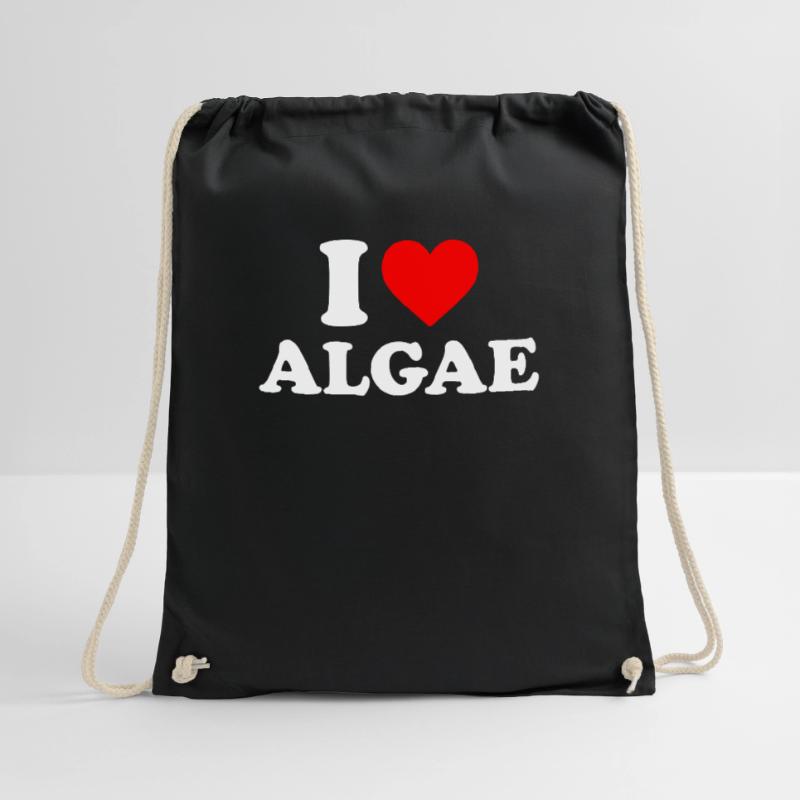I love algae, algae diatom Turnbeutel