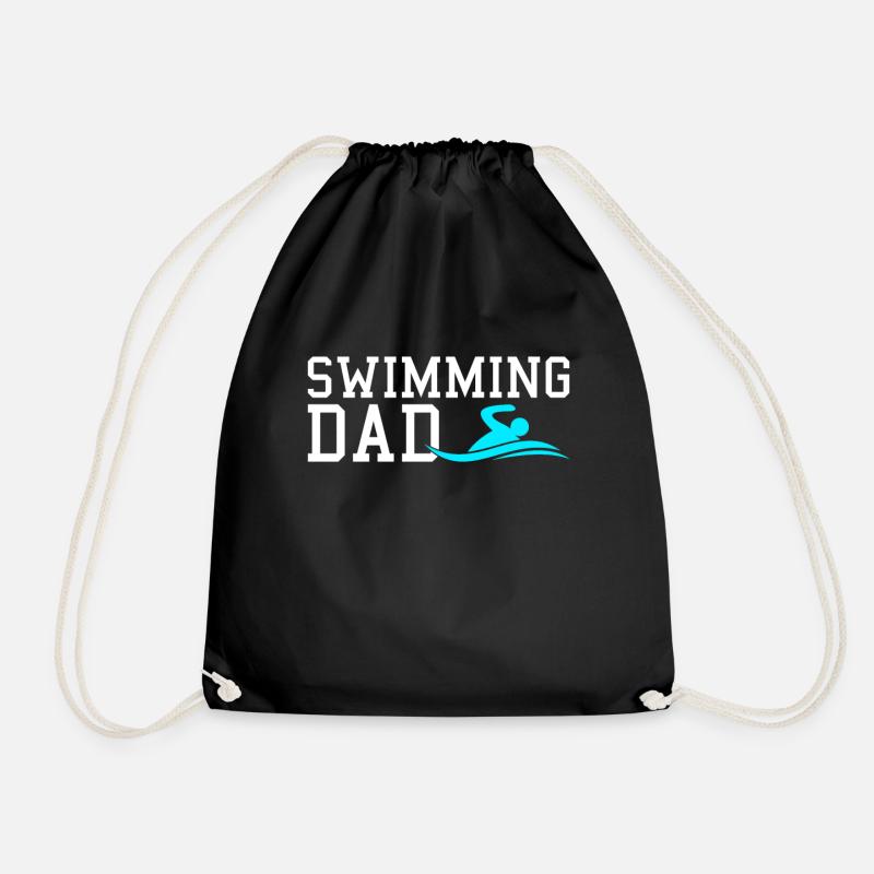 papa nageur - Sac de sport léger - noir