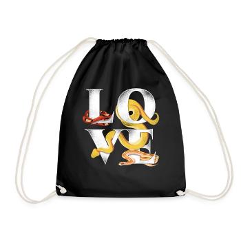 Serpent Serpent Vintage Amour - Sac de sport léger - noir - Devant