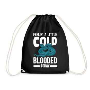 Serpent Serpent Pun Feelin' Un peu - Sac de sport léger - noir - Devant