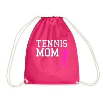 tennis mom - Turnbeutel - Fuchsia - Vorne