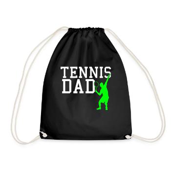 papa tennis - Sac de sport léger - noir - Devant
