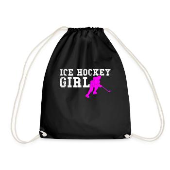 hockey sur glace fille - Sac de sport léger - noir - Devant