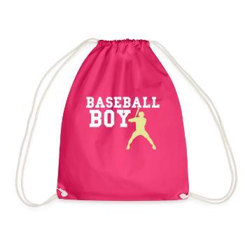 baseball boy - Turnbeutel - Fuchsia - Vorne