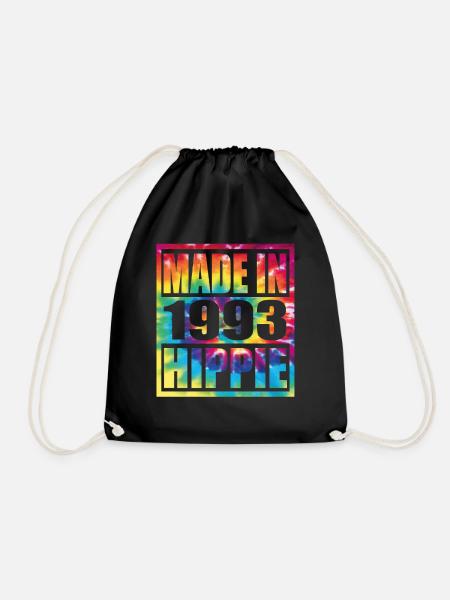 Hippie Birthday 1993 - Turnbeutel - Schwarz