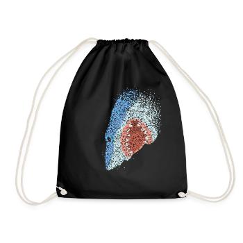 Great White Shark Shark Shark Shark Lovers - Drawstring Bag - black - Front