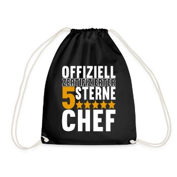 Abteilungsleiter Chef - Turnbeutel - Schwarz - Vorne