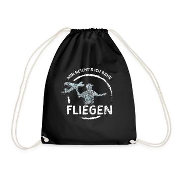 Ferngesteuertes Modellflugzeug RC - Turnbeutel - Schwarz - Vorne