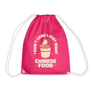 Cuisine asiatique Cuisine chinoise Fan Noodle Foodie - Sac de sport léger - fuchsia - Devant