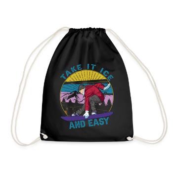 Take It Ice And Easy - Snowboard - Ski - S - Sac de sport léger - noir - Devant