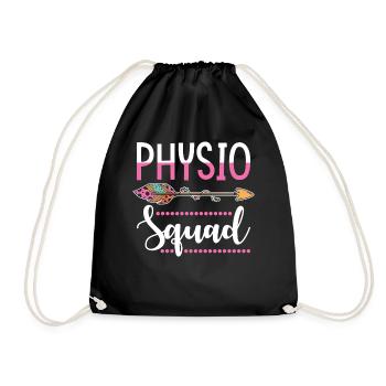 Groupe de kinésithérapeutes - Sac de sport léger - noir - Devant