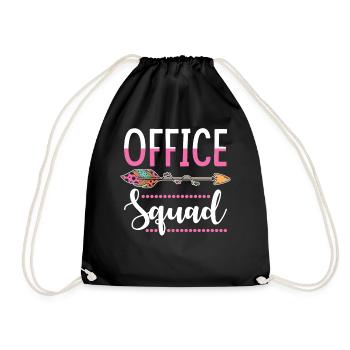 Travailleur de bureau - Sac de sport léger - noir - Devant