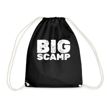 Big Scamp Citation drôle Proverbe drôle Grand - Sac de sport léger - noir - Devant