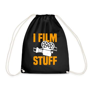 Director Filmmaker Feature Film Film - Drawstring Bag - black - Front