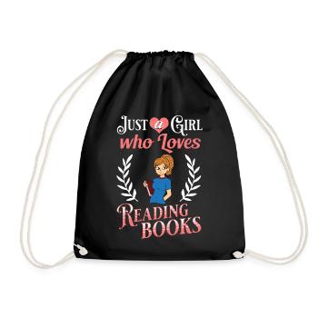Book Girls Read Women Bookworm Bibliothécaire - Sac de sport léger - noir - Devant