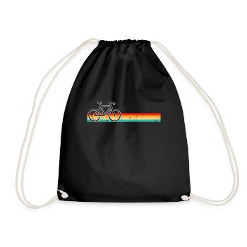 Vélo Rétro - Sac de sport léger - noir - Devant