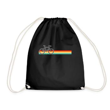 Vélo Rétro - Sac de sport léger - noir - Devant