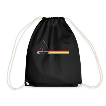 Voile Rétro - Sac de sport léger - noir - Devant