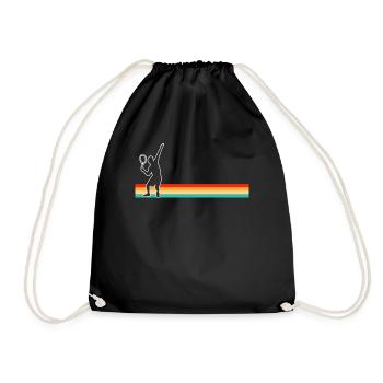 Tennis Rétro - Sac de sport léger - noir - Devant