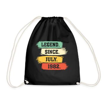 Légende depuis juillet 1982 - Sac de sport léger - noir - Devant