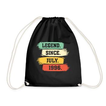 Legend since July 1996 - Turnbeutel - Schwarz - Vorne