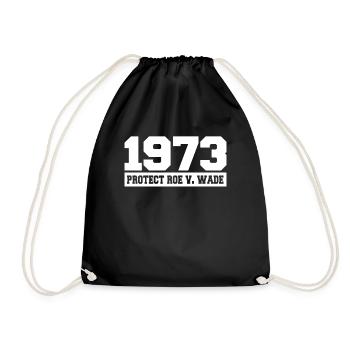 Roe v Wade 1973 - Turnbeutel - Schwarz - Vorne