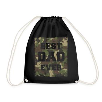 Meilleur papa de tous les temps - Sac de sport léger - noir - Devant