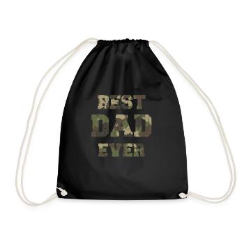 Meilleur papa de tous les temps - Sac de sport léger - noir - Devant