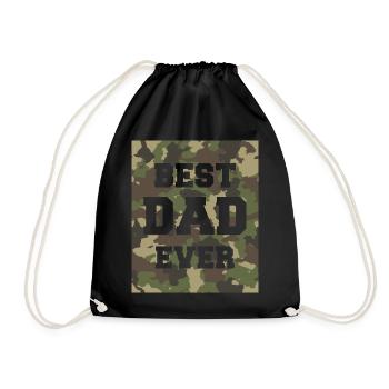 Meilleur papa de tous les temps - Sac de sport léger - noir - Devant